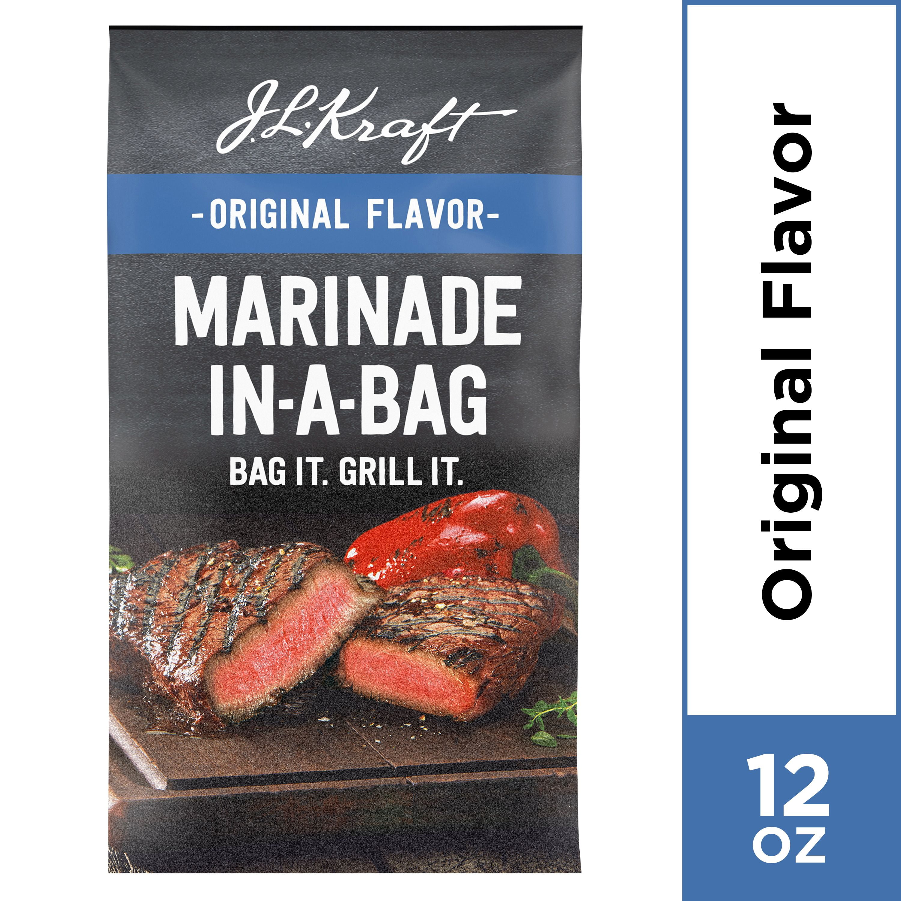 J.L. Kraft Marinades Original MarinadeinaBag Liquid Marinade, 12 oz