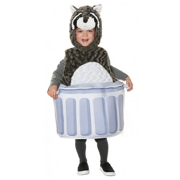 Underwraps Lil Rascal Raccoon Plush Belly Babies Toddler Costume | Medium (18-24 Months) Unisex
