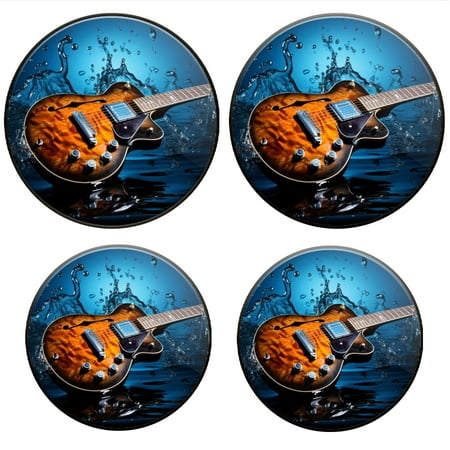 

Bahomeck Electric Stove Burner Covers Set Of 4 Guitar Made Out Liquid Metal Gas Stove Burner Covers Protecting Gas Stoves 8 Inch And 10 Inch