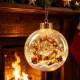 thumbnail image 6 of Fwttom 4" Christmas Ball Clear Light-up Hanging Christmas Tree Decorations Merry Christmas Story Scene Ornaments for Xmas Tree & Holiday Gifts, 6 of 7