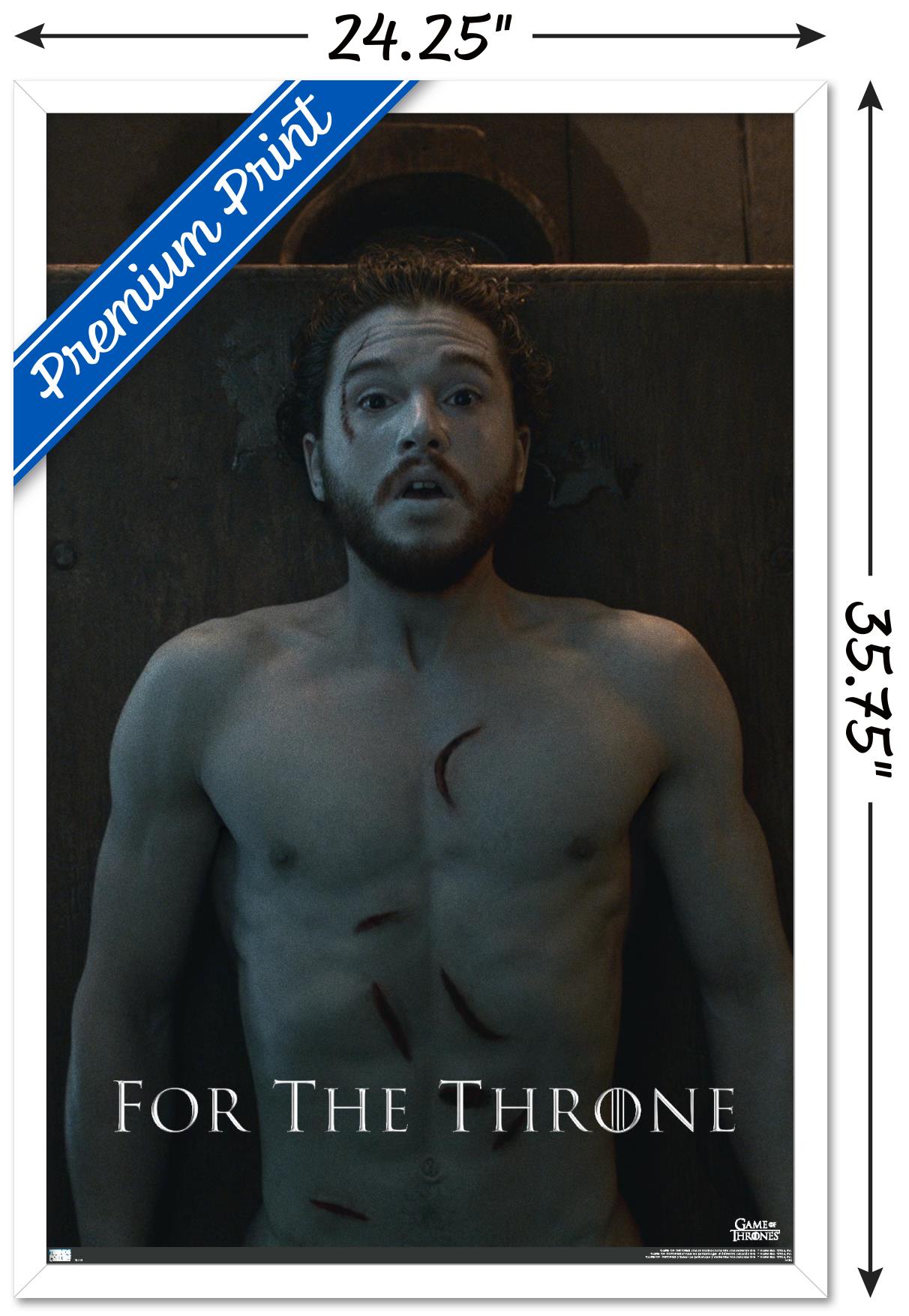 Game of Thrones - Jon Snow Wall Poster, 22.375" x 34", Framed