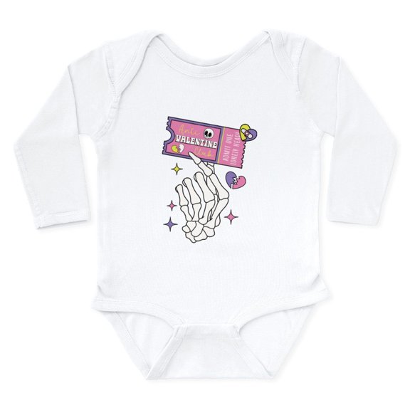 CafePress - Anti Valentine Club Coupon Body Suit - Long Sleeve Cotton Baby Bodysuit