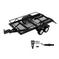 thumbnail image 2 of Remolque RC con enganche de gancho metálico para transportar detrás del eje del coche. Mejora premium con rampas ocultas. Eje doble para AX24, Fcx24 y Estilo A, 2 of 8