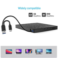 thumbnail image 3 of Brûleur de Lecteur CD/DVD Externe Lecteur DVD Lecteur Optique avec Emplacements SD/TF & USB3.0 Lecteur Optique pour PC Portable, 3 of 6