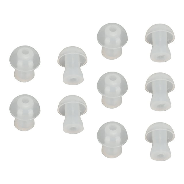 10 Pcs Embouts d'Oreille Doux de Remplacement Universels pour Bouchons d'Oreilles Dômes 8Mm
