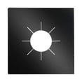 thumbnail image 2 of Almohadilla protectora para estufa de gas Macarena Fibra de vidrio negro, 2 of 8