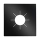 thumbnail image 2 of Almohadilla protectora para estufa de gas Macarena Fibra de vidrio negro, 2 of 8