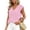 Pink, variant on CBASIHI Womens Cap Sleeve Knit Sweaters Tank Tops- Trendy V Neck Crochet Summer Pullover Going Out Tops Khaki Size S-2XL