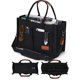 thumbnail image 1 of Bolso tote de lona Fioretto para mujer, correa desmontable, negro, 1 of 6