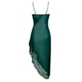 thumbnail image 5 of Night Gowns for Woman Mesh Pajamas Suspender Pajamas Home Clothing Sleepwear Green L, 5 of 9