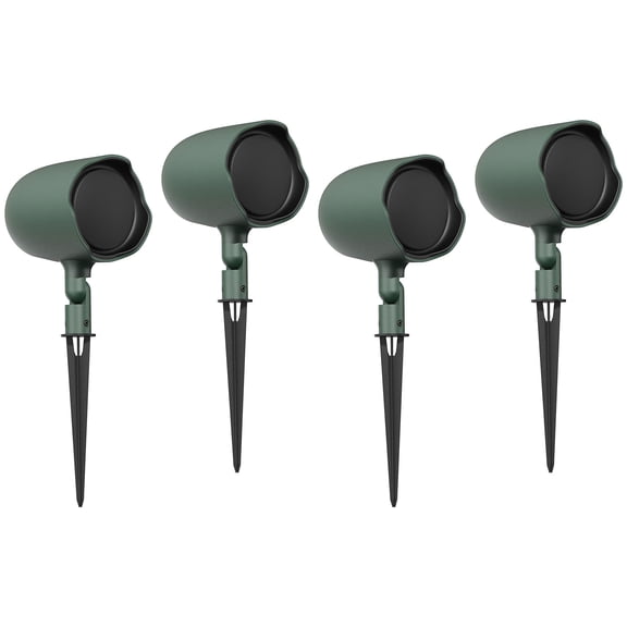 (4) JBL GSF3-GN 3" Landscape Ground Stake or Wall Mount 70v Commercial Speaker
