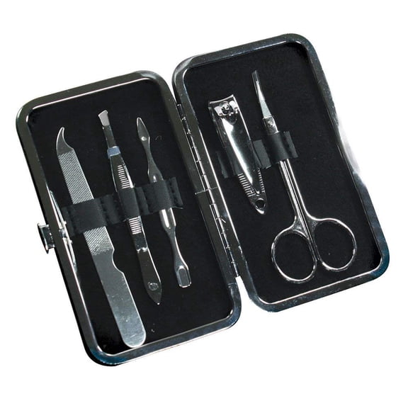 ImpecGear Travel Size Carbon Steel Manicure Set Portable Organizer (Pack of 1)