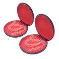thumbnail image 1 of Retainer Case,Cute Slim Aligner Case Compatible with Invisalign,Customized Magnetic Closure Orthodontic Retainer Box (2 Pack Dark Blue + Red Silicone), 1 of 6