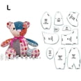 thumbnail image 1 of PENGXIANG Ensemble de Règles à Mémoire Ours 10 Pcs Ensemble de Règles à Mémoire Ours Quilting, 1 of 4