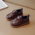 thumbnail image 7 of ITSAME Girls Dress Shoes, Round Toe Soft Sole Adjustable Strap Kids Fashion Comfortable Loafers Brown 8(Toddler), 7 of 7