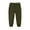 Army Green, variant on Ltctricy Girls Boys' Sweatpants Unisex Children Elastic Waist Drawstring Active Joggers Casual Athletic Pants with Pockets(Yellow,14-15 Years)