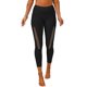 thumbnail image 4 of ABPHQTO Leggings deportivos de yoga de cintura alta con empalme lateral de malla negra para mujer con bolsillo para teléfono, 4 of 5