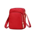 thumbnail image 2 of EGYMEN Mini Women's Shoulder Bag, Nylon Ladies Purse, 3-Layer Zipper Wallet, Versatile Crossbody Phone Bag, 2 of 6