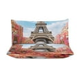 thumbnail image 4 of Eiffel Tower Bedding Sets Twin Duvet Cover 3 Piece Cute Bed Set for Boys Girls Kid, 4 of 6