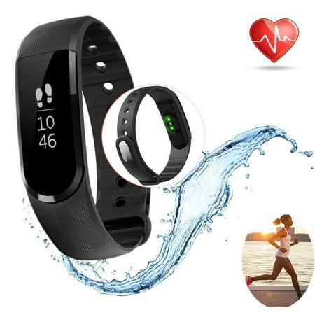 Fitness Tracker, Waterproof Activity Tracker with Heart Rate Monitor Multiple Sport Modes Smart Watch Wireless Smart Bracelet Sleep Monitor Pedometer Wristband for Kids Women