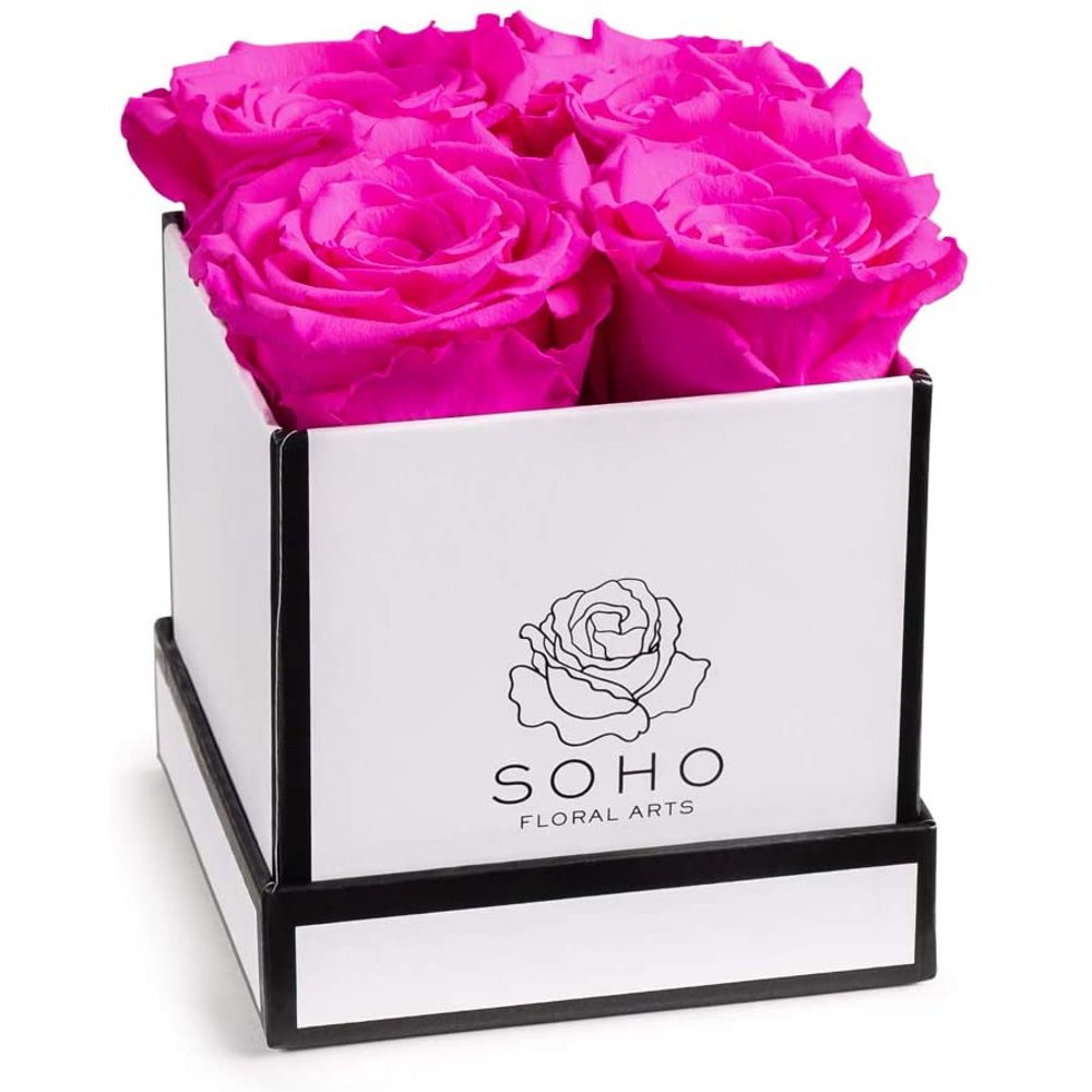 Soho Floral Arts Roses in A Box Real Roses Last A Year Or More