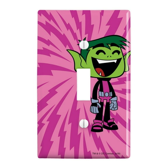 Teen Titans Go! Beast Boy Plastic Wall Decor Toggle Light Switch Plate Cover