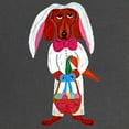 thumbnail image 2 of CafePress - Dachshund Easter Bunny Maternity T Shirt - Maternity Dark T-Shirt, 2 of 3