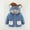 Blue, variant on Lilgiuy Baby Boys Girls Winter Coat Solid Fleece Hooded Jacket Coat Warm Outwear Clothes Zipper up for 12-24 Months