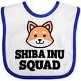 thumbnail image 3 of Inktastic Dog Shiba Inu Squad Boys or Girls Baby Bib, 3 of 4