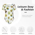 thumbnail image 4 of Balery Funny Avocado In Mexican Clothes Body de cuello redondo de manga corta para mujer Tops de manga corta Tops básicos-XX-Large, 4 of 7
