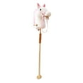thumbnail image 5 of DOLITY Stick Horse Fun Riding Stick for 3 Years+ Boys Girls Kids white with roller, 5 of 8