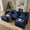 Dark Blue, variant on Vcatnet 107" Modular Sectional Sofa Couch L Shaped Chenille Cloud Couch Oversized Modern Minimalist Couch with Ottoman for Living Room, Black