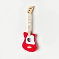 thumbnail image 2 of Loog Mini Guitarra acústica para niños para principiantes 3 cuerdas Edades 3+ Aplicación de aprendizaje y lecciones incluidas Rojo, 2 of 5
