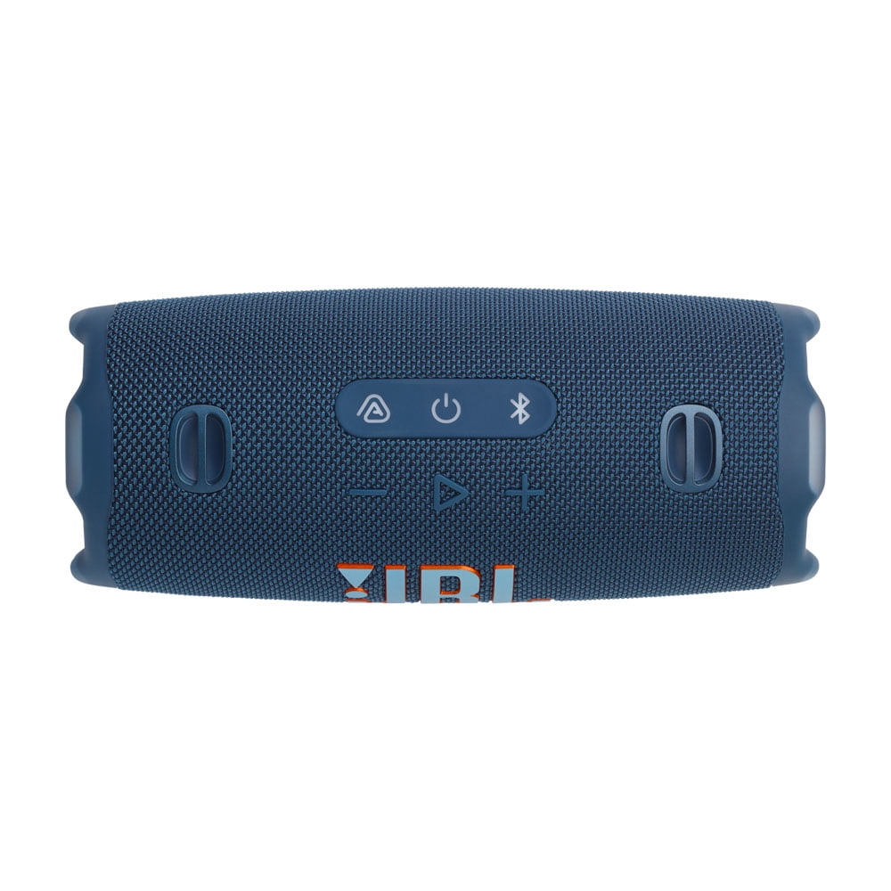 JBL CHARGE 6 Waterproof Portable Speaker Bundle with gSport Carbon Fiber Case (Blue)