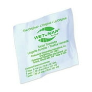 Wet-Nap Premoistened Towelettes 5 x 7 3/4, White, 100/Pack, 10 Packs/Carton