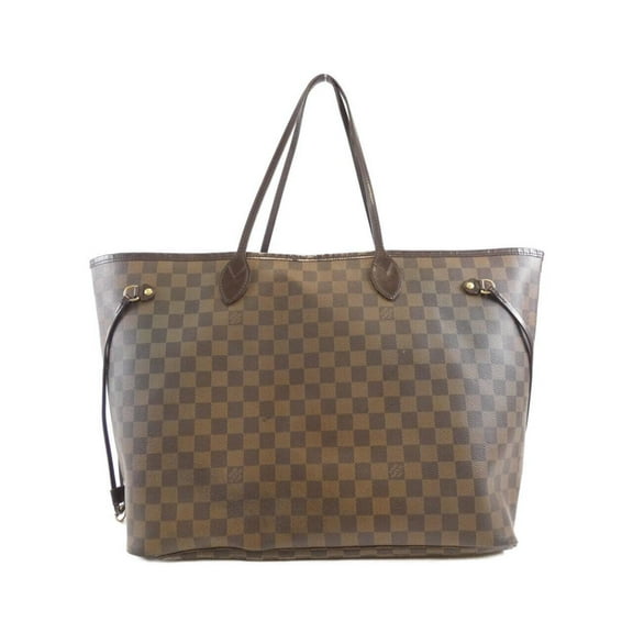 Pre-Owned Louis Vuitton Damier Neverfull GM N51106 Handbag (Fair)