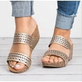 thumbnail image 1 of Sandalias de mujer de tacón alto con cuña estilo verano, cómodas, fáciles de combinar, talla 34-43, 1 of 5