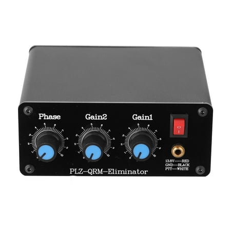 

Qrm Eliminator X-Phase 1-30Mhz Hf Bands Phase/ Two Gains Adjustable Built-In Ptt Control Qrm Canceller Aluminum Alloy Casing