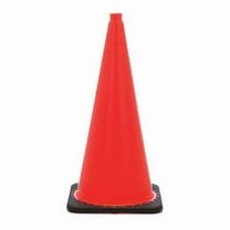 Traffic Cone, PVC, Non-Reflective, 28 in Height, 5 lb, Orange