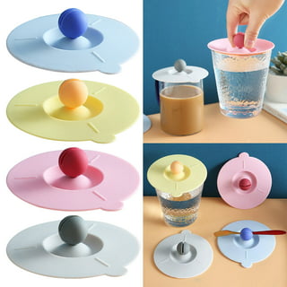 Wrapables® Silicone Cup Lids, Anti-Dust Airtight Mug Covers for