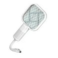 thumbnail image 3 of Raqueta Zapper Mata Moscas Raqueta Matamoscas Voladora Ligera USB con Luz USB Blanco, 3 of 9