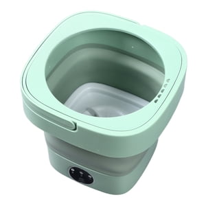 Mini Lave-linge pliable, Mini Laveur de seau portable en plastique US Connecteur 100-240V pour le foyer