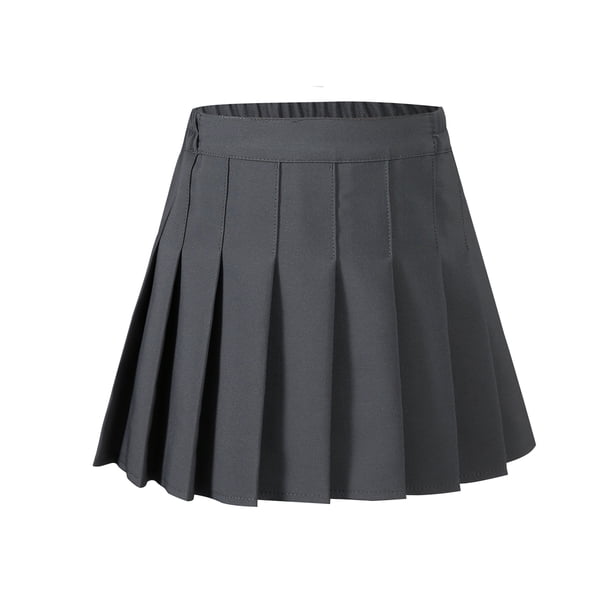 Falda de niña Ropa infantil Falda de verano para las cuatro estaciones Falda plisada para niña Falda corta de moda para niña