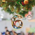 thumbnail image 5 of Book Lovers Heart Shaped Bookshelf Pendant Acrylic Ornament (F), 5 of 5