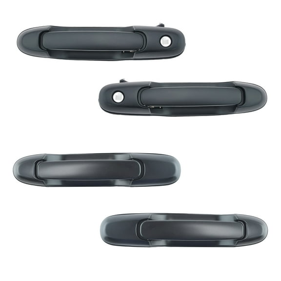TRQ Black Front & Rear Exterior Outside Door Handle 4 Piece Set for 98-03 Sienna DHA32790 Fits select: 1998-2003 TOYOTA SIENNA