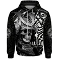 thumbnail image 4 of Sudadera con capucha de otoño para hombre, sudadera con capucha con estampado de guerrero gótico y calavera, sudadera con capucha para hombre, ropa Y2k, sudaderas, ropa, 4 of 4