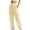 Beige, variant on Dyfzdhu Sweatpants for Women Loose Cargo Pants Retro Multi Pocket Low Waist Drawstring Pig Nose Buckle Slim Straight Woven Casual Beige