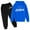 Blue, variant on CHENge Hoodies For Teen Boys 10-12,Boys Autumn Winter Hoodie Pullover Set Casual Letter Print Long Sleeve Outfit Warm Comfortable Kids Clothes Stylish Two-Piece Back To School Fashion Tops
