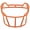 BURNT ORANGE, variant on Schutt Youth V-EGOP-YF Facemask (Purple)