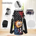 thumbnail image 6 of HUISEFOR Vintage Baseball Print Kids Backpack Set 4 Pcs Patriotic Sport Waterproof Kids School Bag with Lunch Box, Pencil Case and Water Bottle Cover for Baseball Fan Boys, 6 of 8